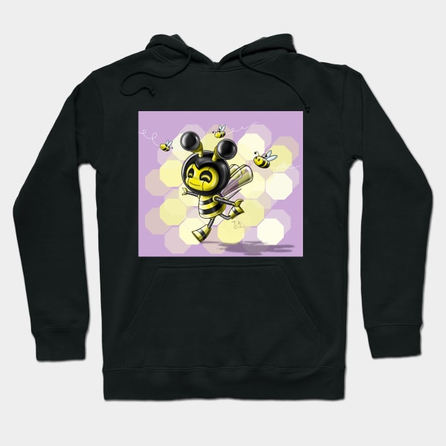 Bee Robot Hoodie by treasured-gift